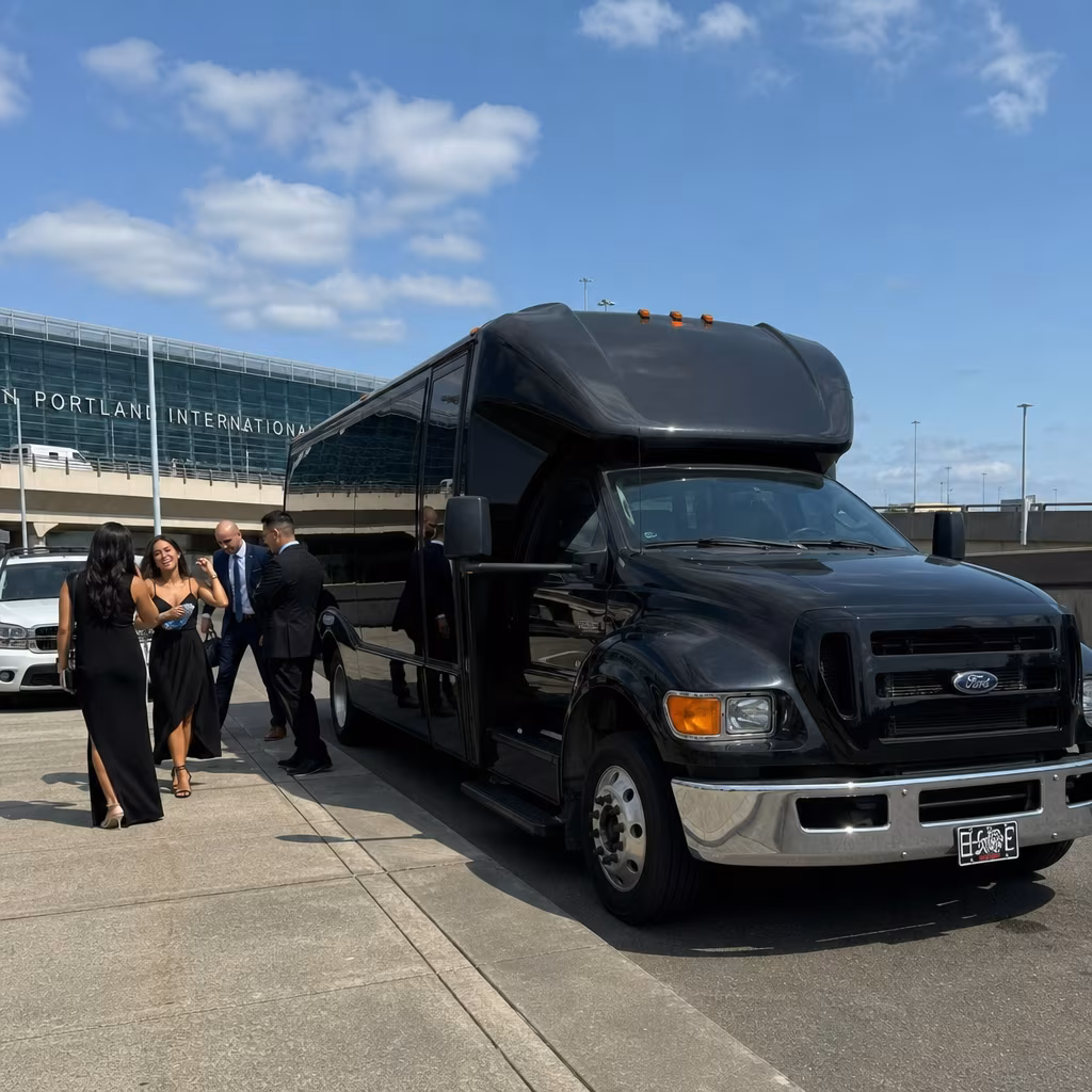 Rent a Bus to Portland International Airport (PDX)
