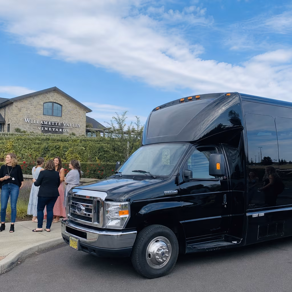 Rent a Bus to Willamette Valley Vineyards