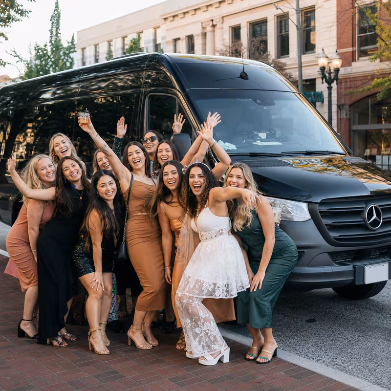 Salem Bachelor & Bachelorette Transportation fleet vehicle