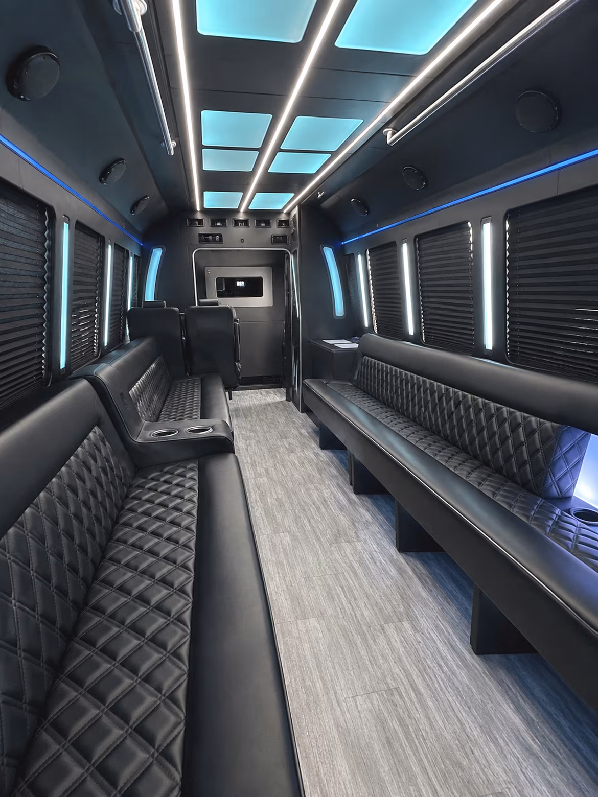 Salem Bachelor & Bachelorette Transportation party bus interior