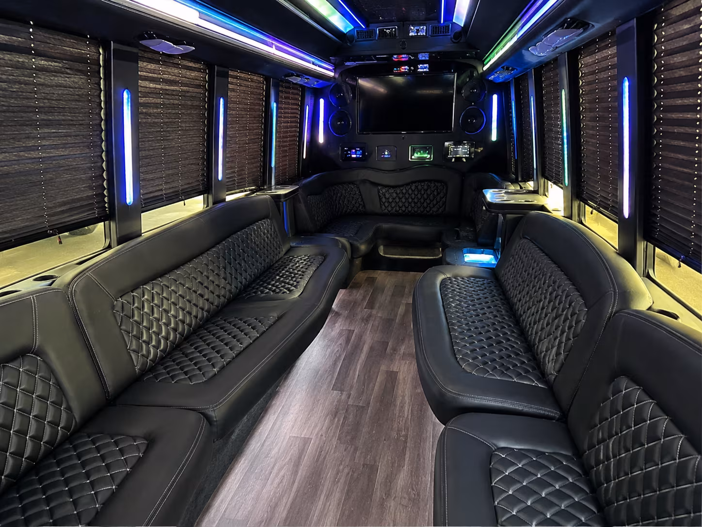 Salem Birthday, Sweet 16, & Quinceañera Transportation party bus exterior