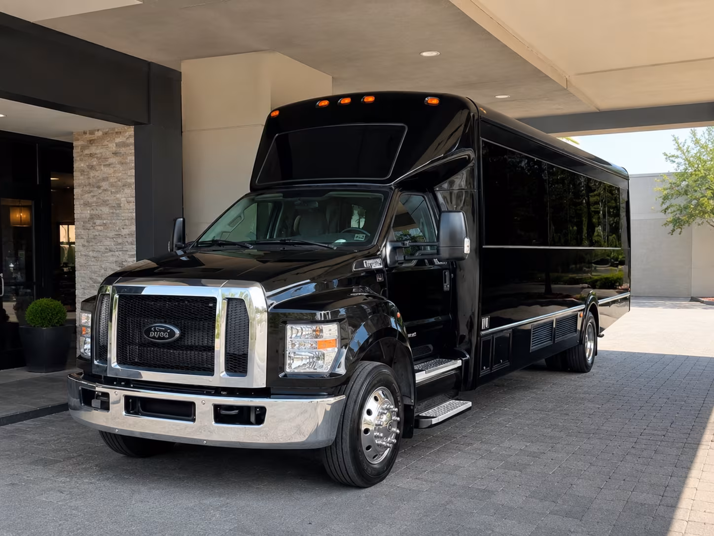 Salem Concert & Music Festival Transportation party bus exterior