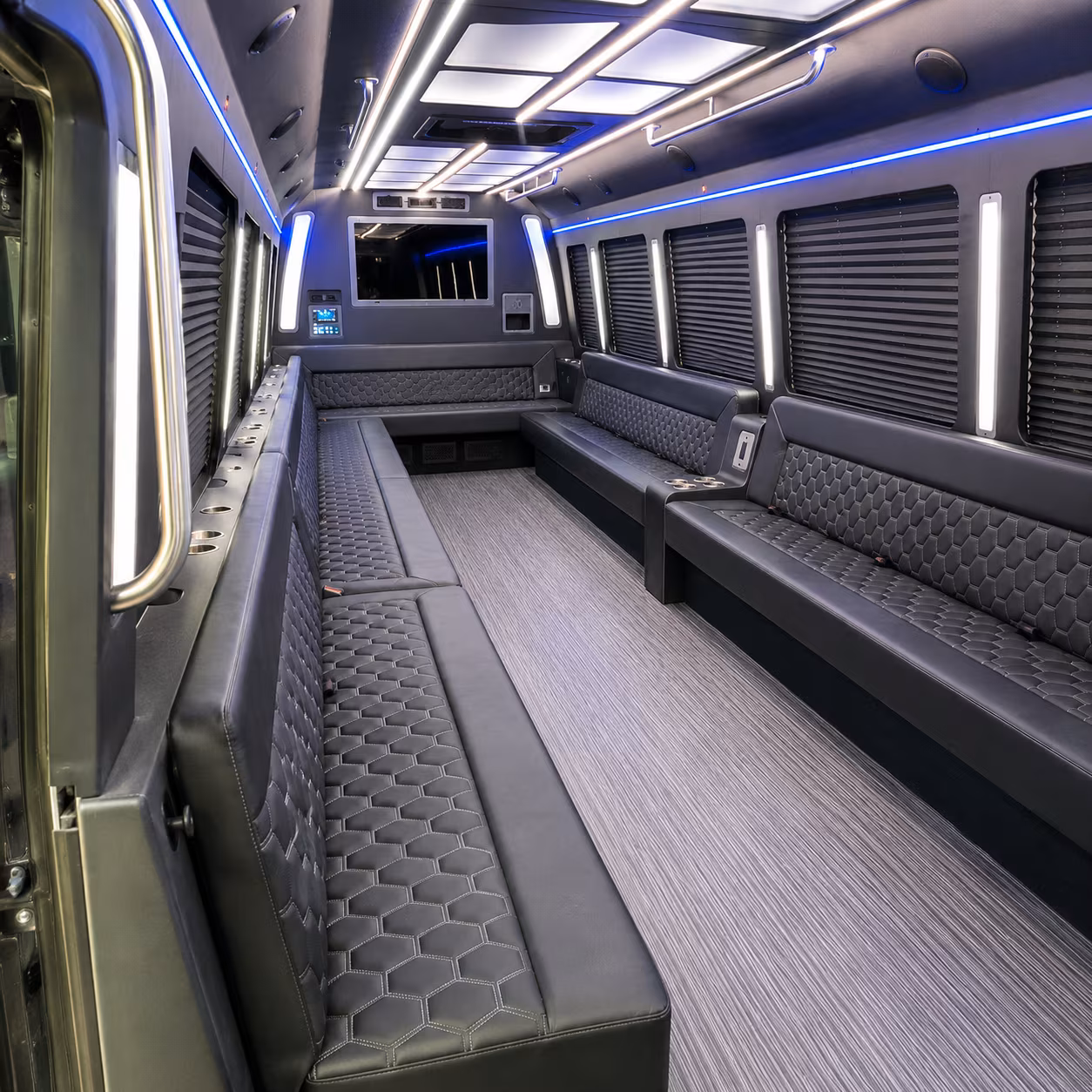 Salem Private Event Transportation party bus exterior