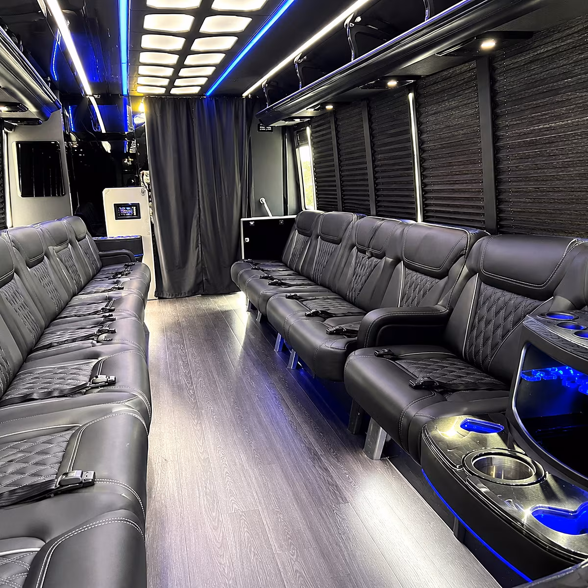 Salem Private Event Transportation onboard seating