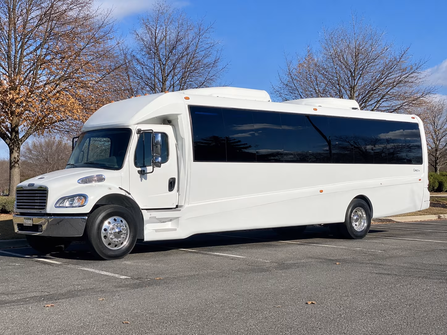 Salem Prom & Homecoming Transportation party bus exterior