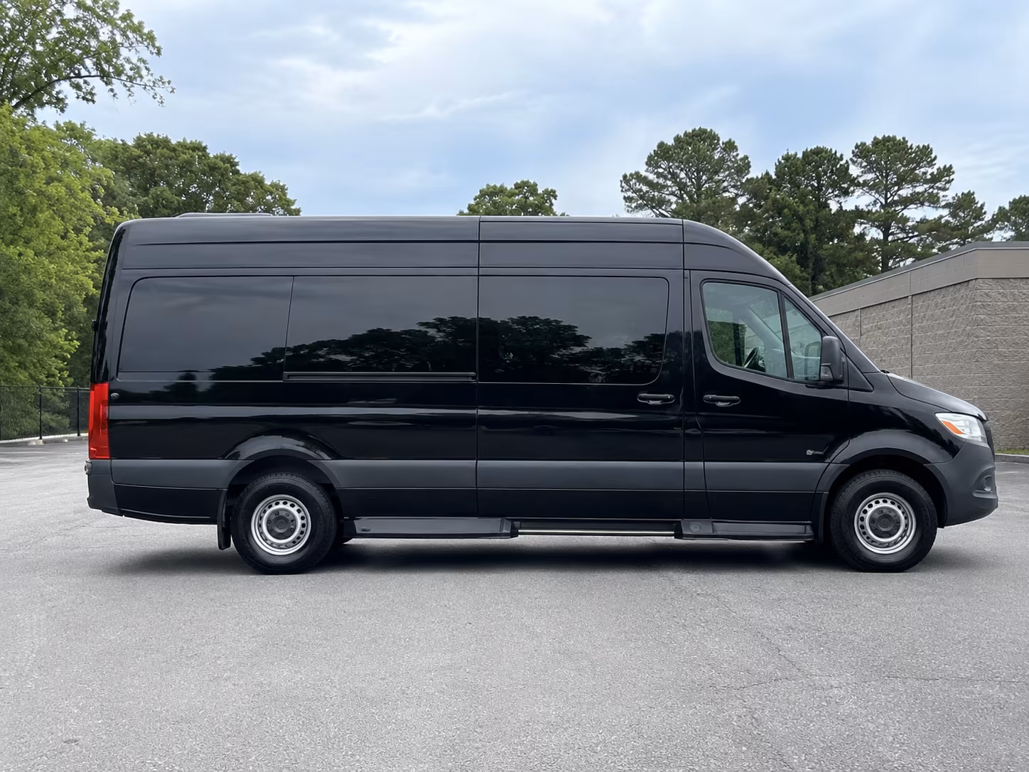Salem School Event Transportation party bus exterior