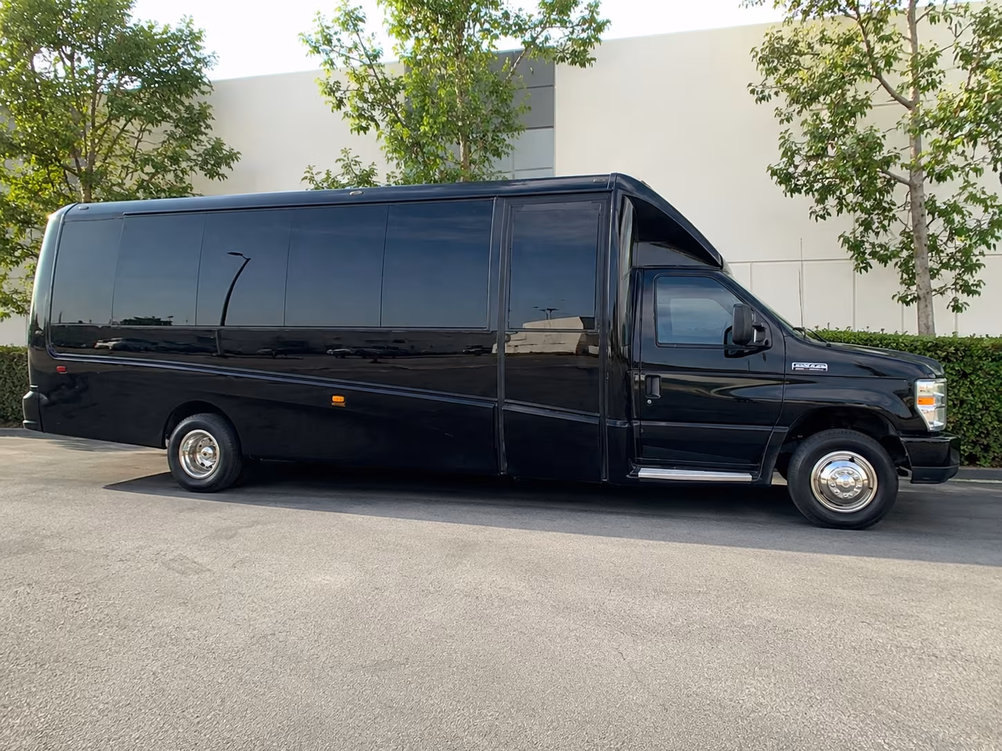 Salem School Event Transportation party bus exterior
