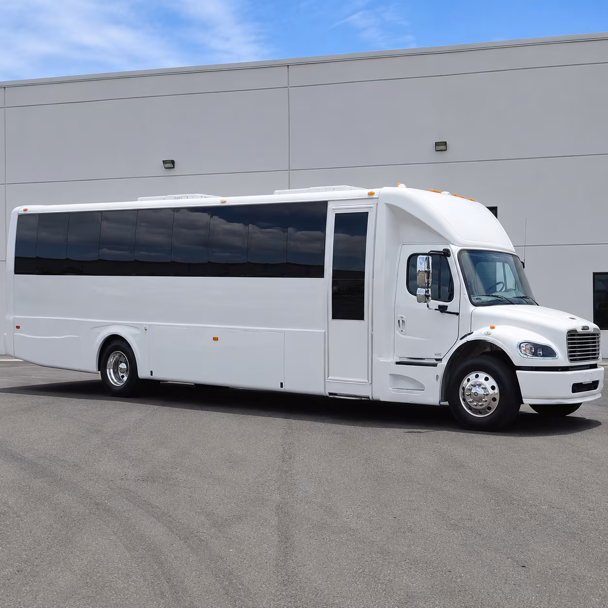 Salem Sporting Event Transportation party bus exterior