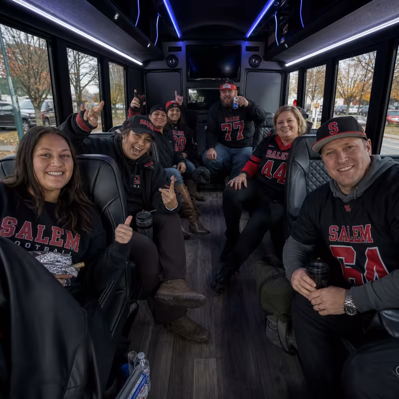Salem Sporting Event Transportation fleet vehicle