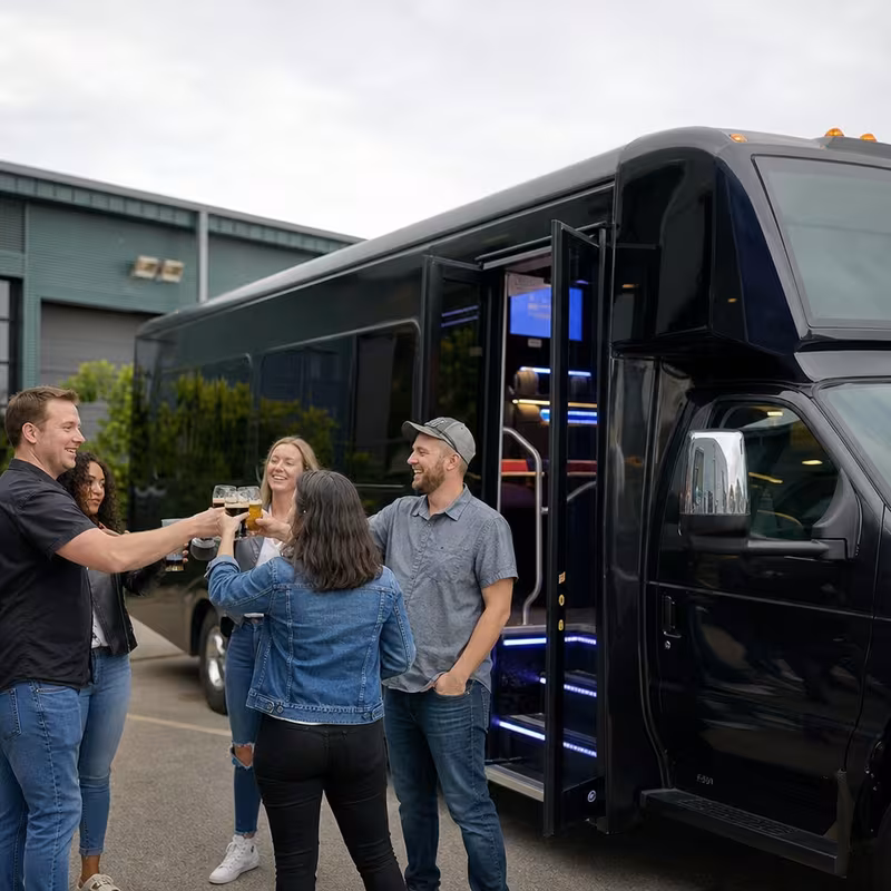 Salem Winery & Brewery Tour Transportation fleet vehicle